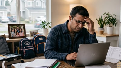 An Indian man sought advice after a US layoff left him with a five-month financial runway. (Representational image/Gemini AI generated)