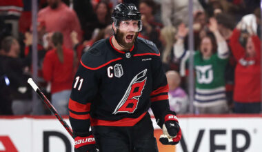 Staal looking to follow brother's footsteps by winning Cup with Hurricanes