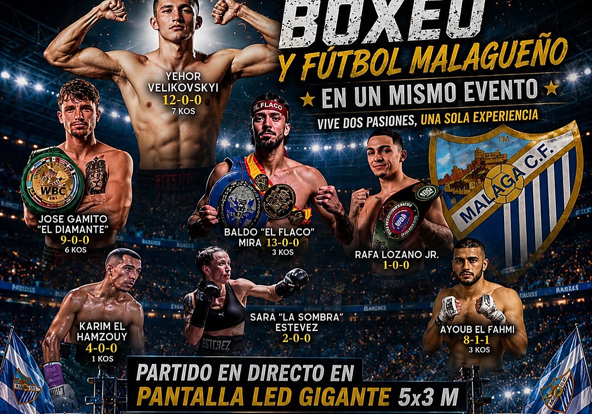 Boxing gala returns to Carranque with seven professional bouts and Malaga CF play-off screening