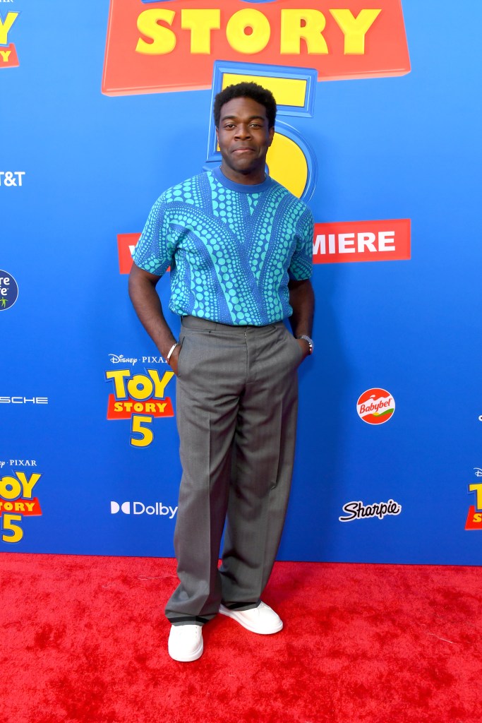 Sam Richardson at the "Toy Story 5" premiere