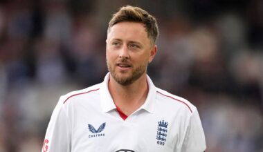 England bowler Ollie Robinson