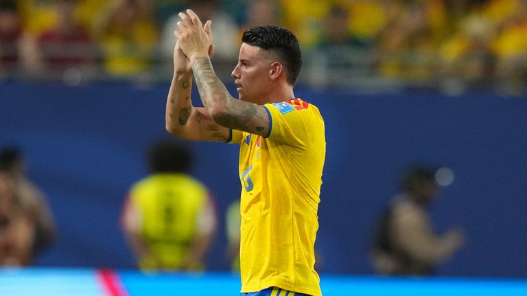 Colombia's James Rodriguez showed his quality against Portugal
