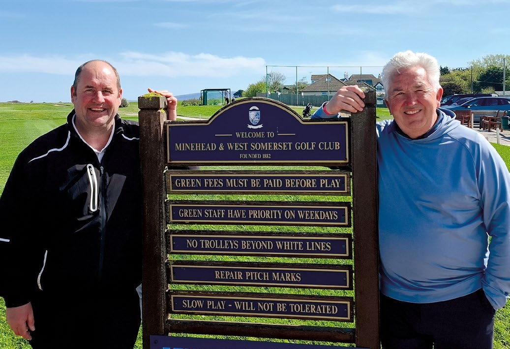 John Bickerton at Minehead and West Somerset Golf Club