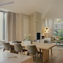 Sorrento House / Victoria Merrett Architects - Interior Photography, Dining room, Wood, Table, Chair, Lighting