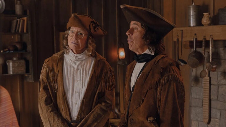 Larry David, left, and Jerry Seinfeld in "Life, Larry, and the Pursuit of Unhappiness."