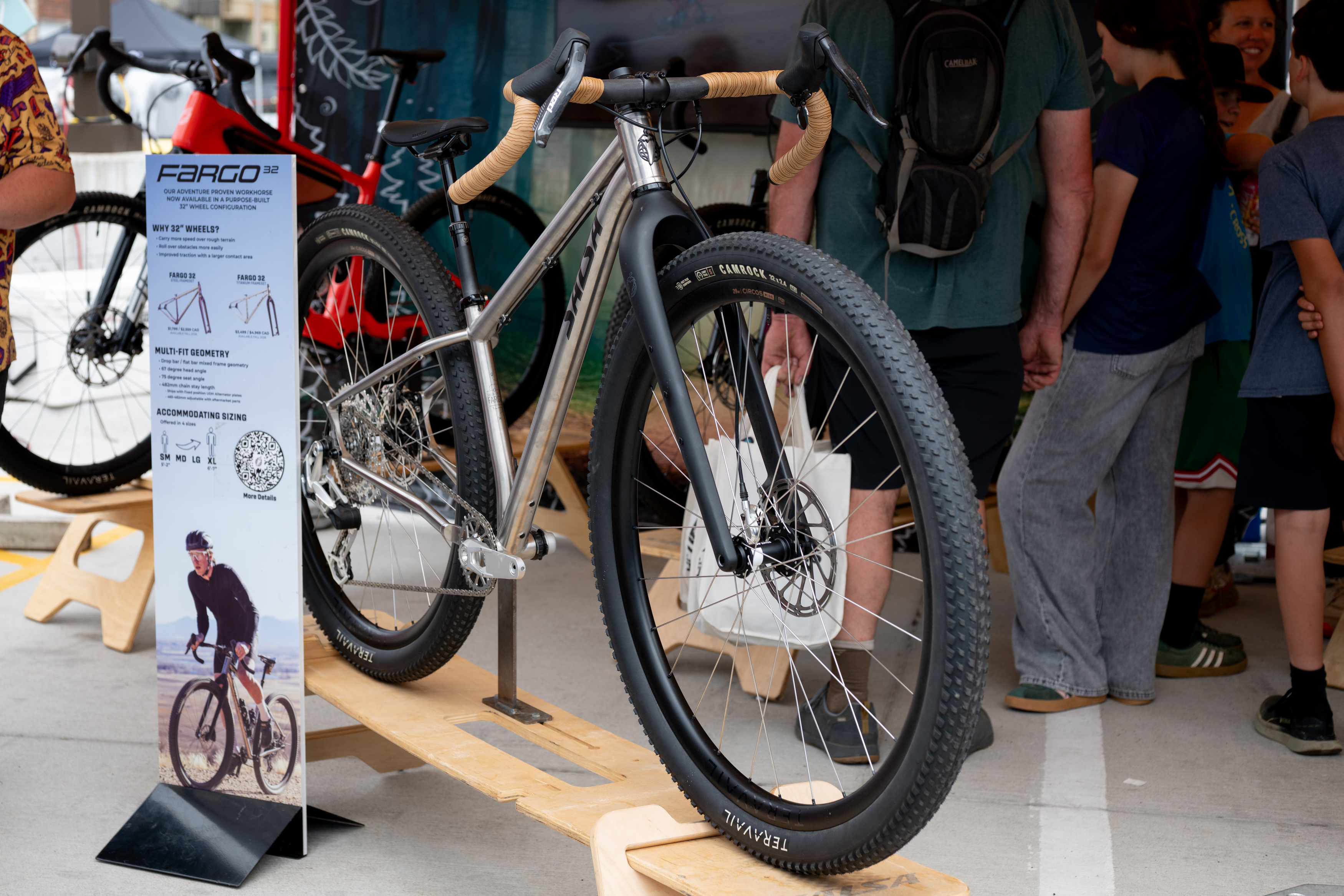 Photos of the tech found at the Unbound Gravel Expo