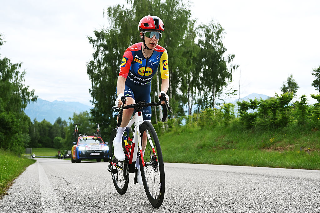Amanda Spratt (Lidl - Trek) during the 37th Giro d'Italia Women 2026, Stage 4 a 12.7km individual time trial stage from Belluno to Nevegal 1052m / #UCIWWT / on June 02, 2026 in Nevegal, Italy. (Photo by Luc Claessen/Getty Images)
