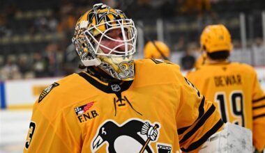 With the Penguins re-signing Taylor Gauthier, their goalie plans start to take shape