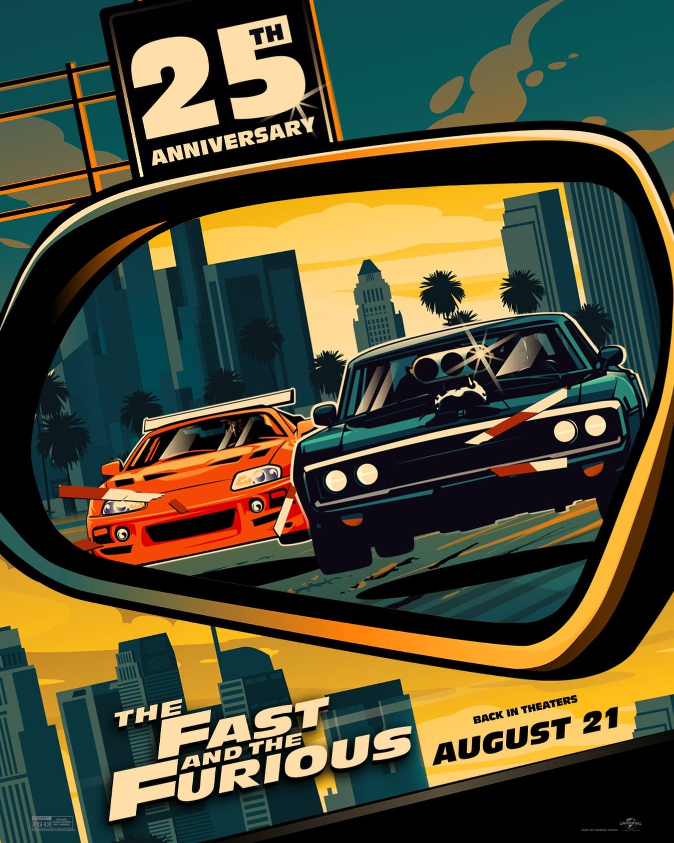 The Fast And The Furious Rerelease Poster