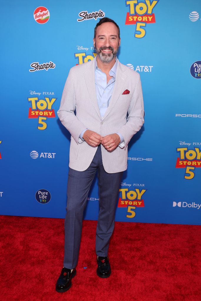 Tony Hale at the "Toy Story 5" premiere