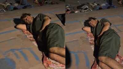 Sunil Grover sleeps on a riverbank among devotees, shares serene glimpse of a simple night under the stars