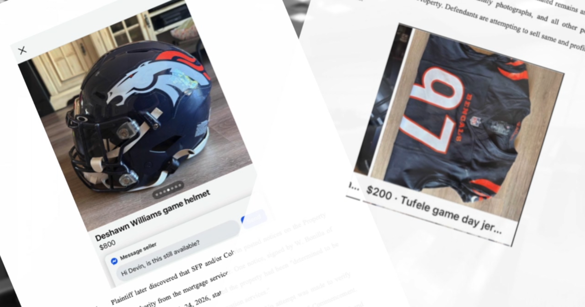 Former NFL player says contractors took memorabilia from hurricane-damaged home