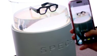 Snap unveils $2,195 AR glasses : NPR