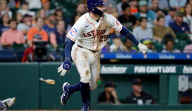 Raynel Delgado drives in 2 in the eighth as the Astros beat the Tigers 4-2
