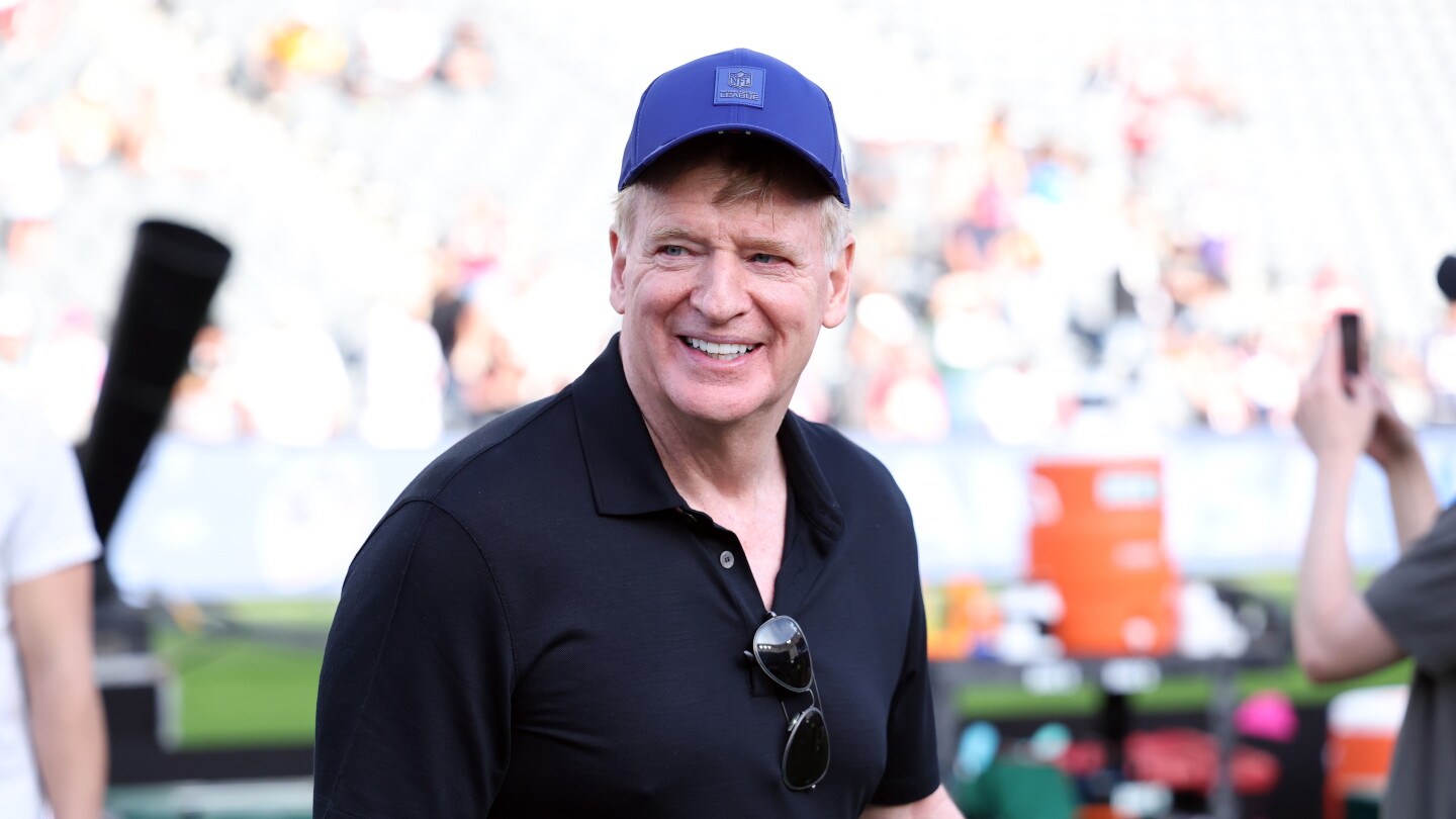 Goodell on girls' flag football: If you play, you're more likely to be a lifelong fan