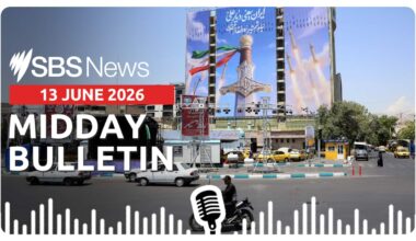 Iran says draft peace agreement reached with United States | Midday News Bulletin 13 June 2026
