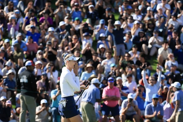 Watch Nelly Korda's winning putt nearly lip out before dropping to secure the 2026 US Women's Open – Australian Golf Digest