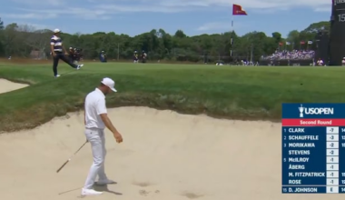 US Open 2026: Dustin Johnson's disastrous bunker display leads to quadruple-bogey – Australian Golf Digest