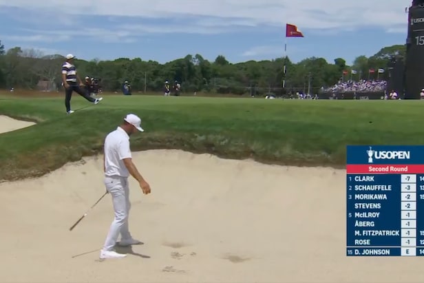 US Open 2026: Dustin Johnson's disastrous bunker display leads to quadruple-bogey – Australian Golf Digest