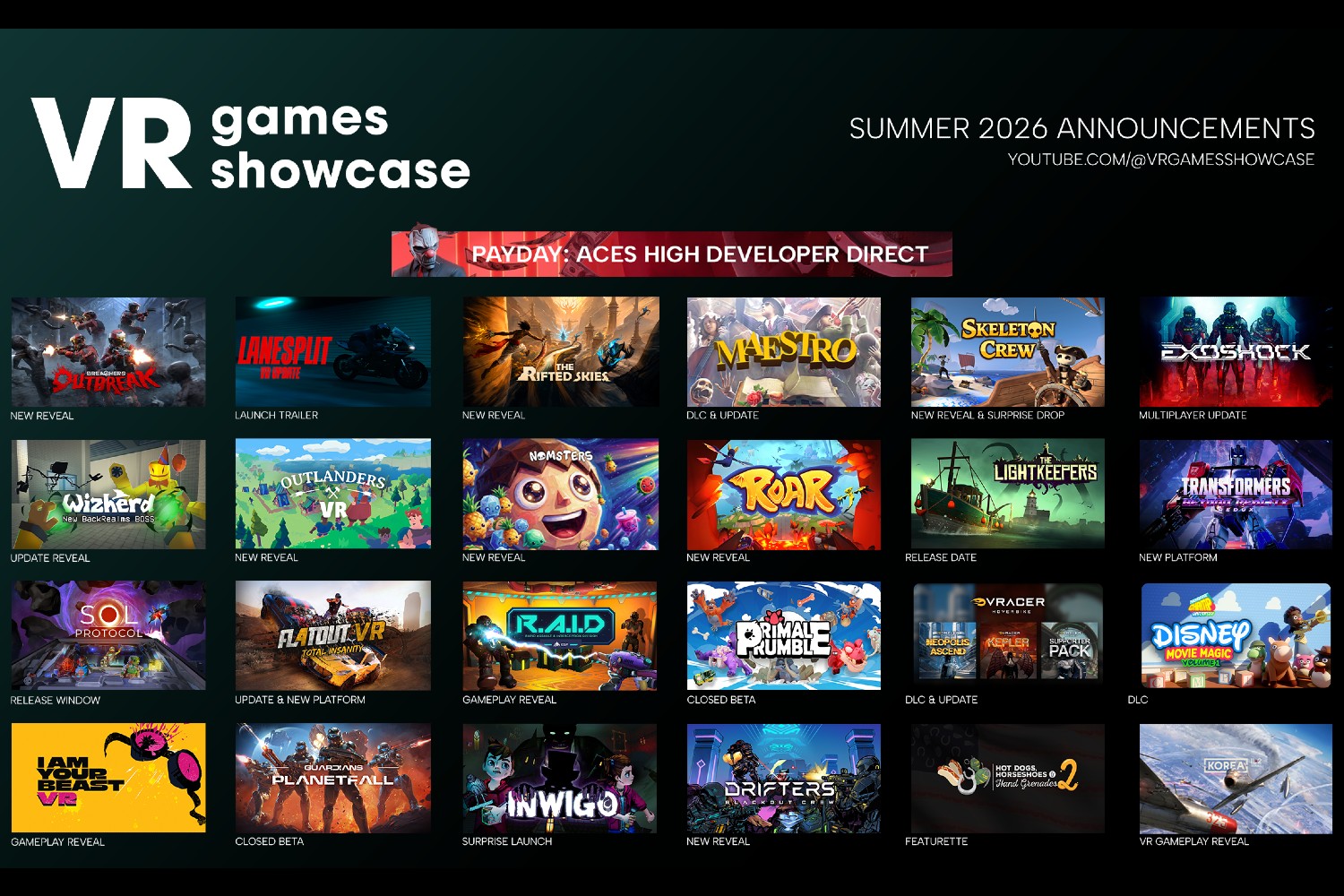 Everything Announced at the Summer 2026 VR Games Showcase
