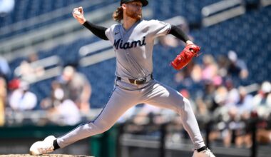 Marlins finish off a 3-game sweep in Washington with a 4-1 win over the Nationals