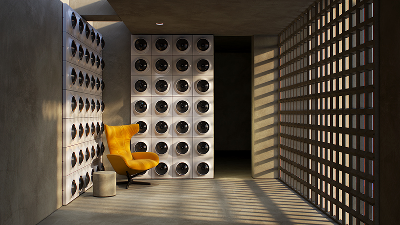 RETROCORE reimagines retro-futurist lighting as modular wall and ceiling compositions - 11