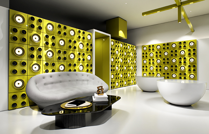 RETROCORE reimagines retro-futurist lighting as modular wall and ceiling compositions - 12