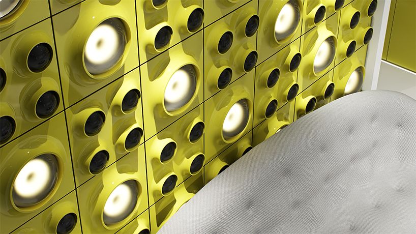 RETROCORE reimagines retro-futurist lighting as modular wall and ceiling compositions - 14