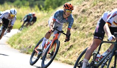 CREST-VOLAND, FRANCE - JUNE 12: Oscar Onley of Great Britain and Netcompany INEOS Cycling Team competes during the 78th Tour Auvergne-Rhone-Alpes 2026, Stage 6 a 182.3km stage from Saint-Vulbas to Crest-Voland 1211m / #UCIWT / on June 12, 2026 in Crest-Voland, France. (Photo by Dario Belingheri/Getty Images)