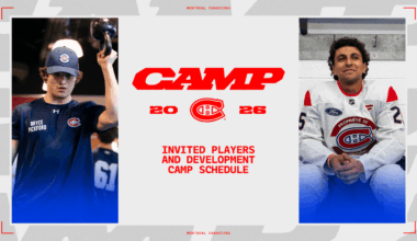 Canadiens will hold their development camp from June 30 to July 2