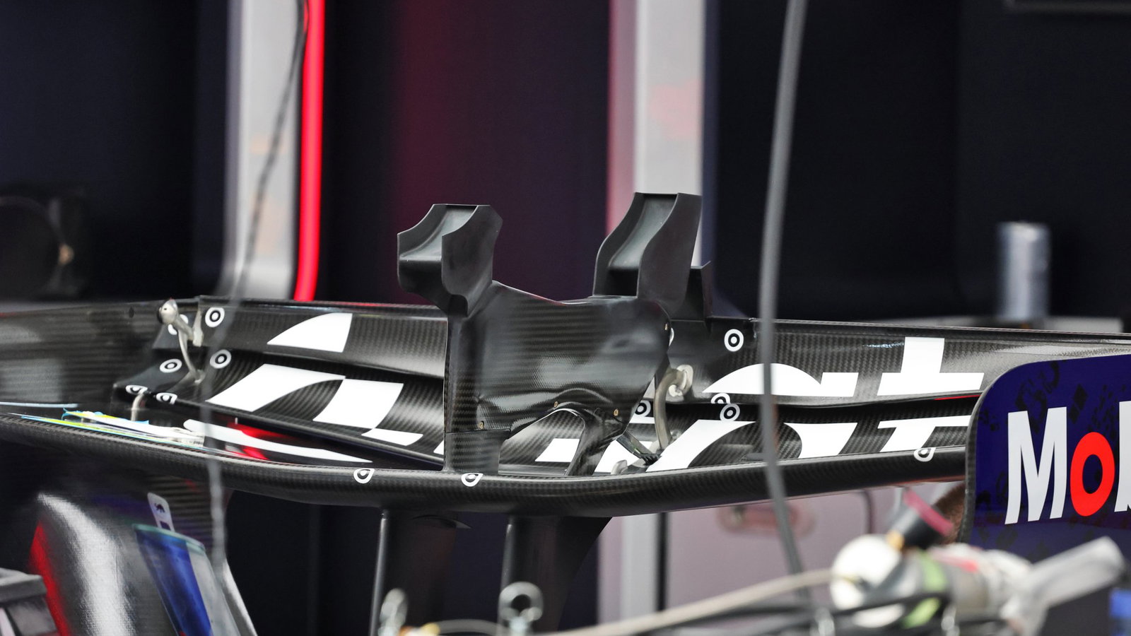Red Bull's rear wing in Monaco