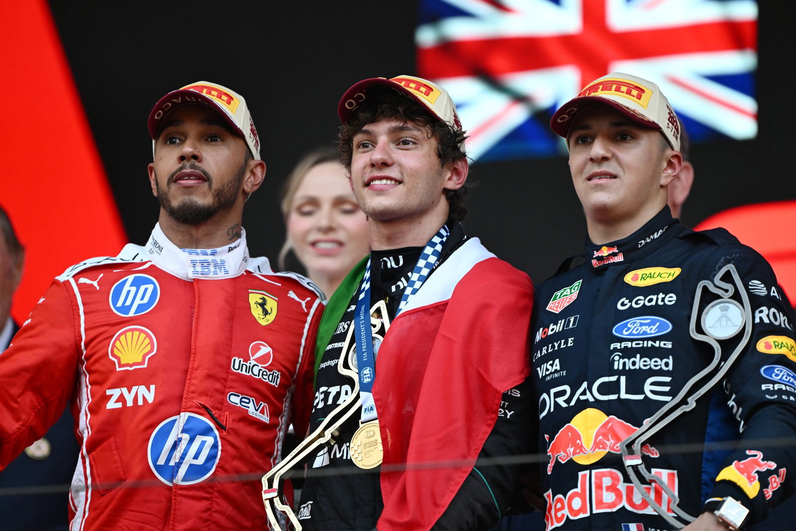 Hamilton finished second in Monaco