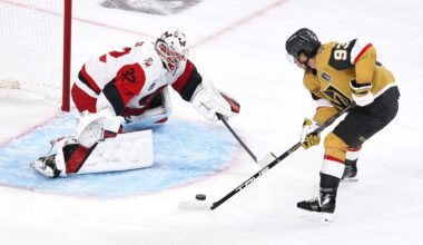 Bussi impresses in playoff debut for Hurricanes despite Game 3 loss