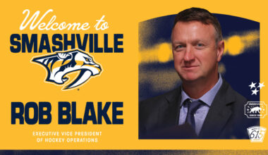 Predators Hire Rob Blake as Executive Vice President of Hockey Operations