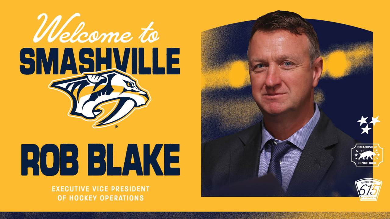 Predators Hire Rob Blake as Executive Vice President of Hockey Operations