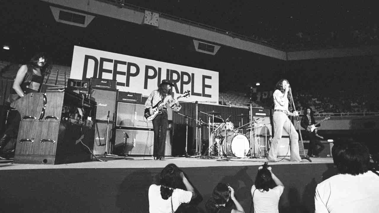 Deep Purple performing onstage at Nippon Budokan in August, 1972