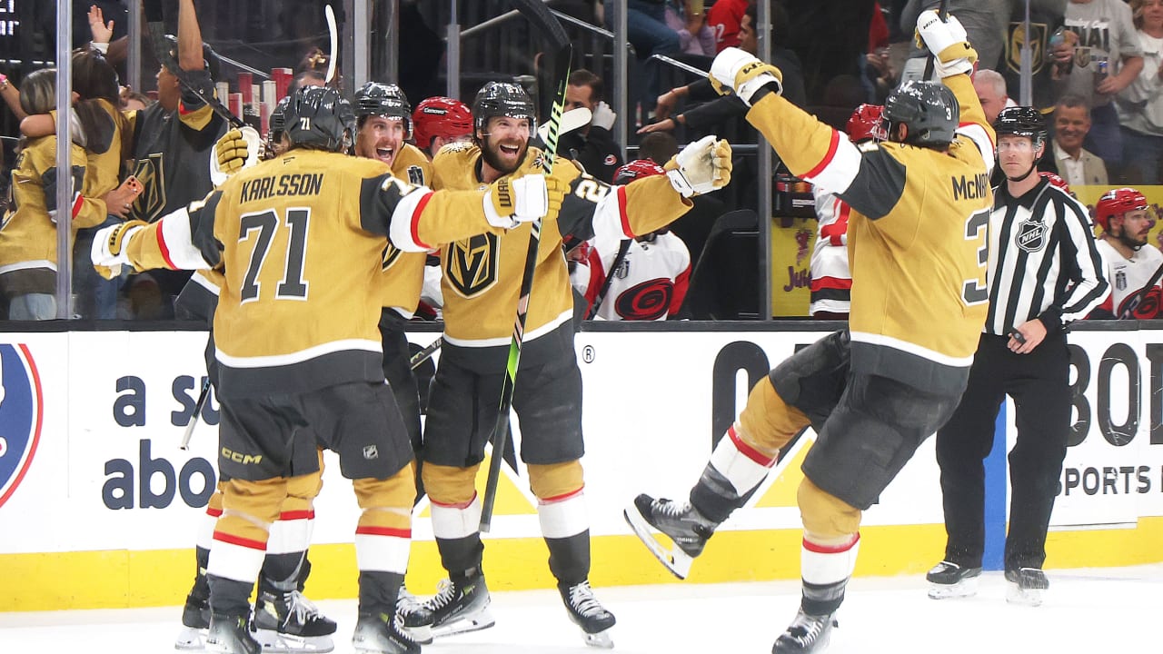 Golden Knights recover for 2OT victory against Hurricanes in Game 3 of Cup Final