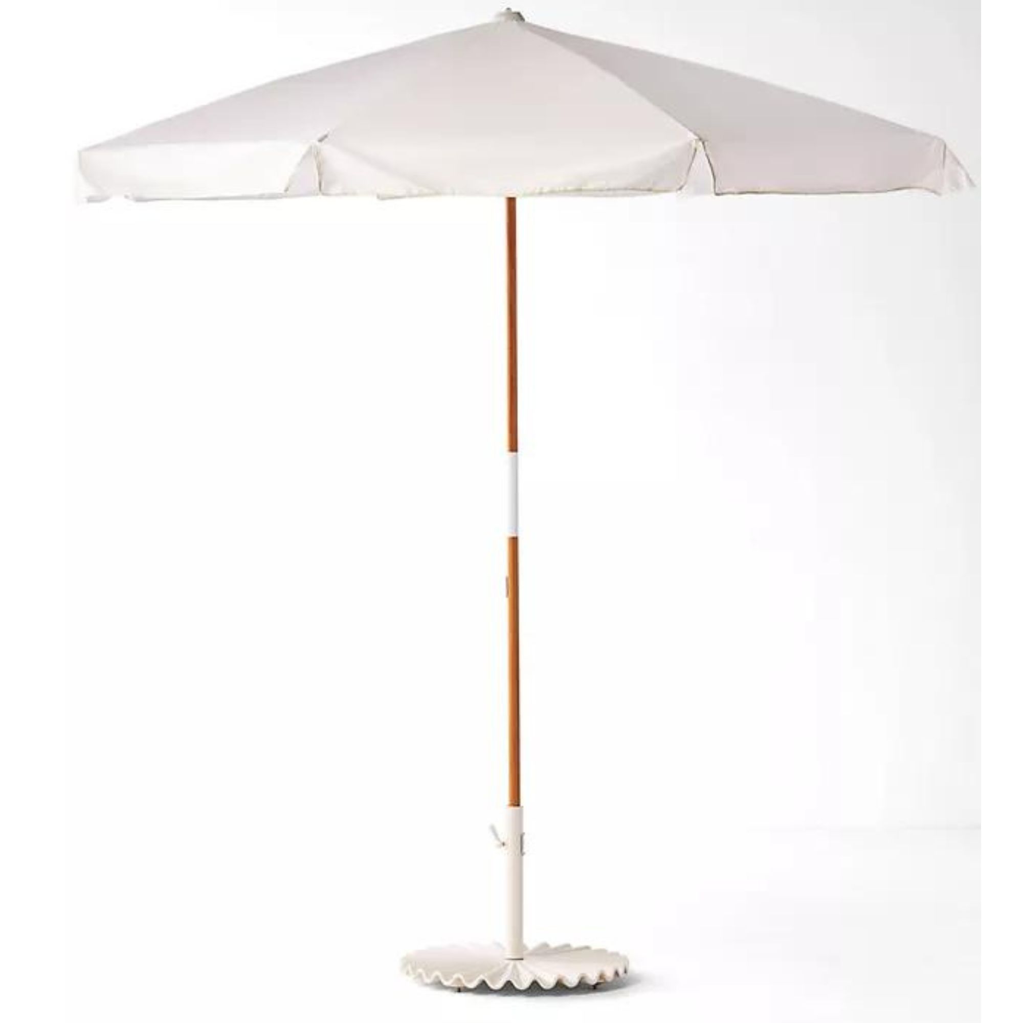 White sun umbrella