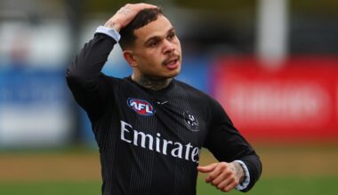 Pies forward 'battling', 'long way' from return despite resuming training