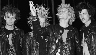 Punk band GBH in 1982