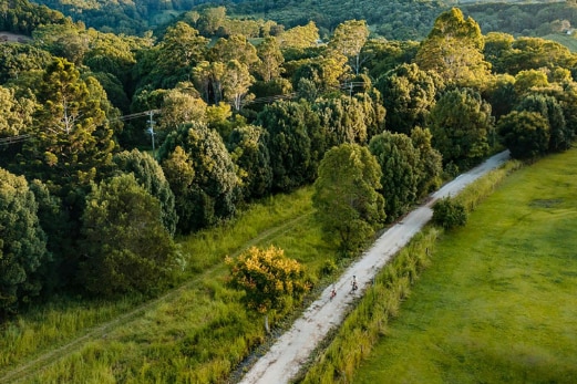 rail trail from above