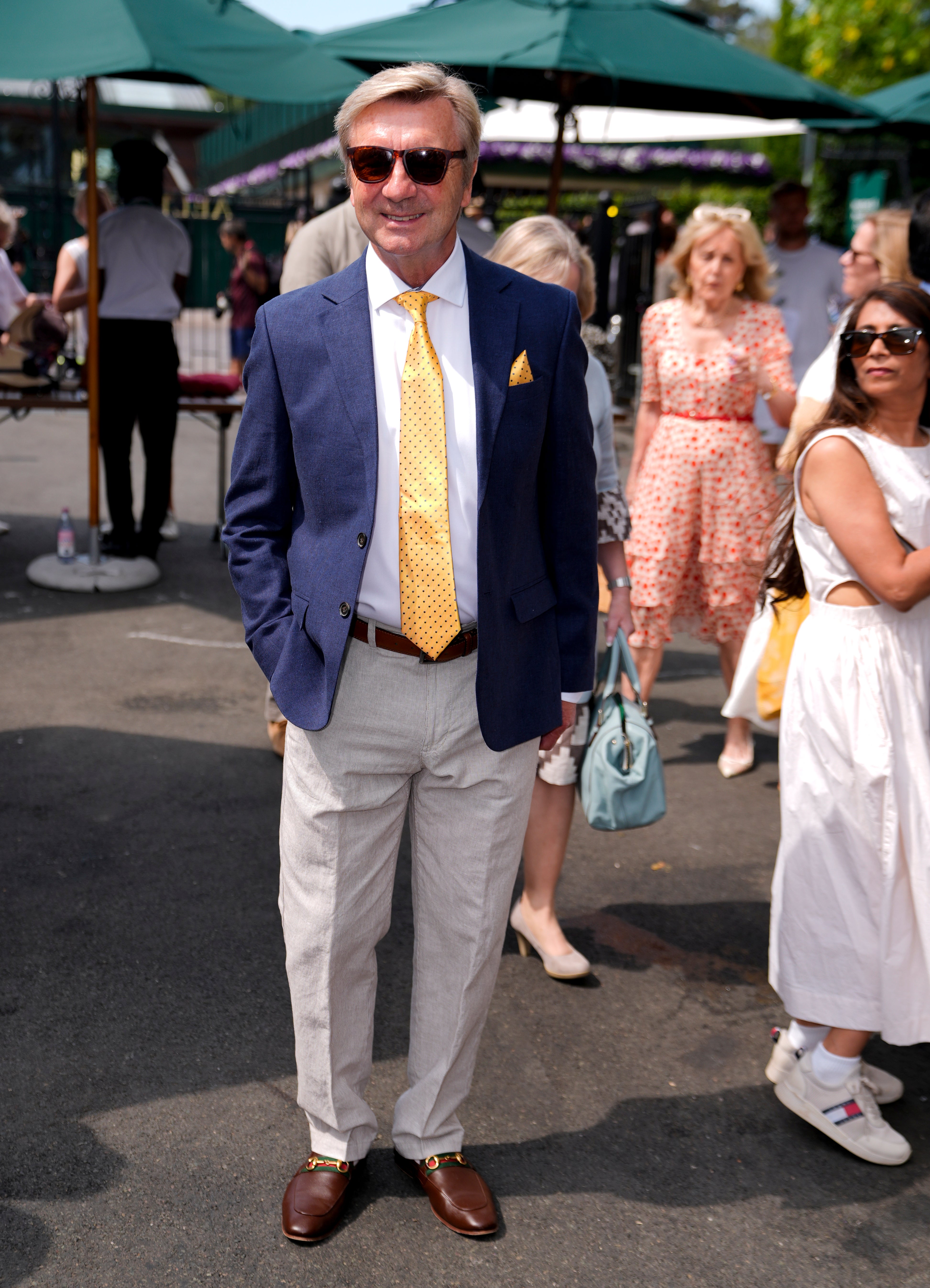 Sir Christopher Dean at Wimbledon