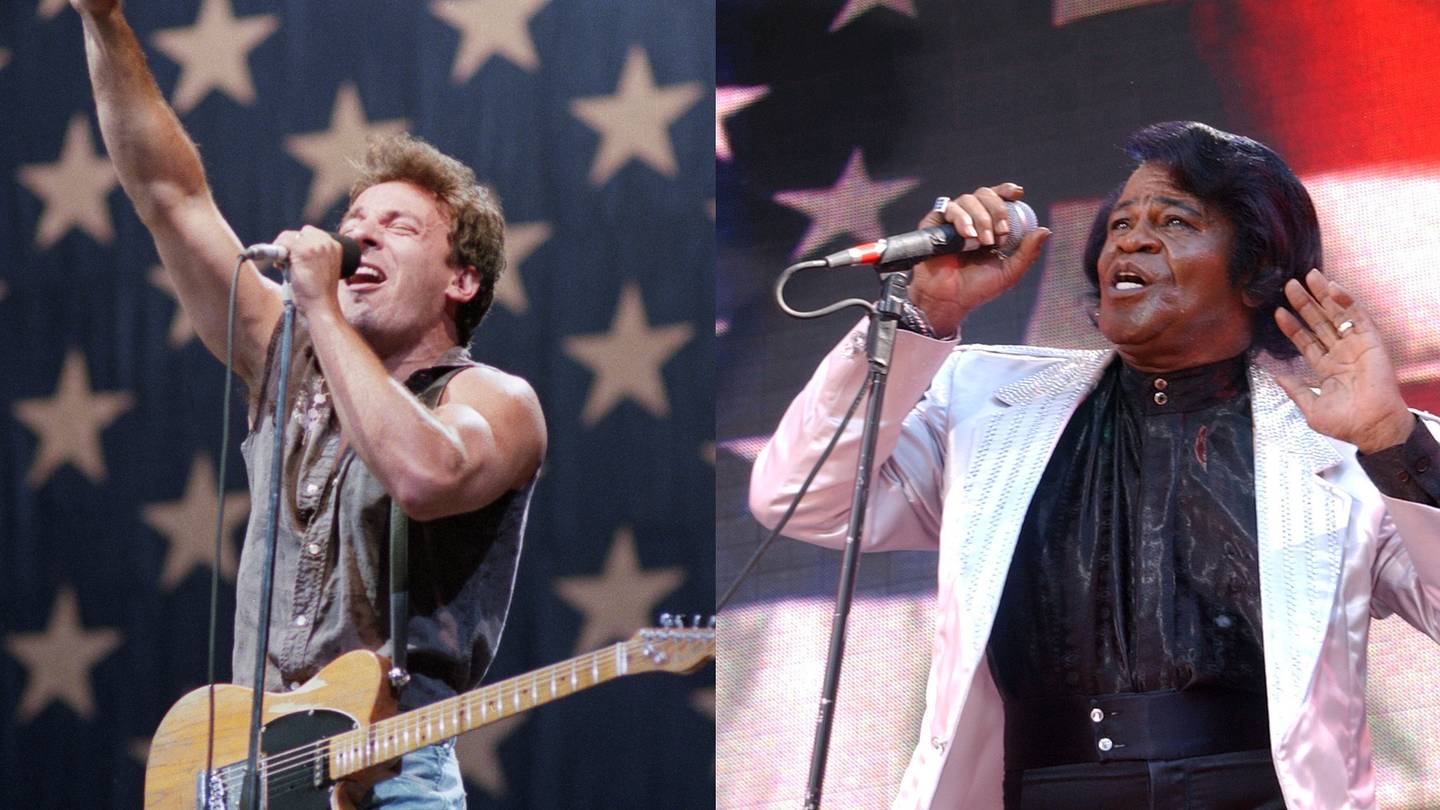 Bruce Springsteen, James Brown