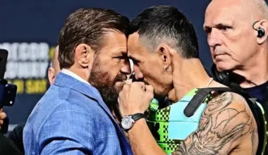 Conor McGregor vs. Max Holloway Final Face-Off Live Stream Before UFC Fight Tomorrow