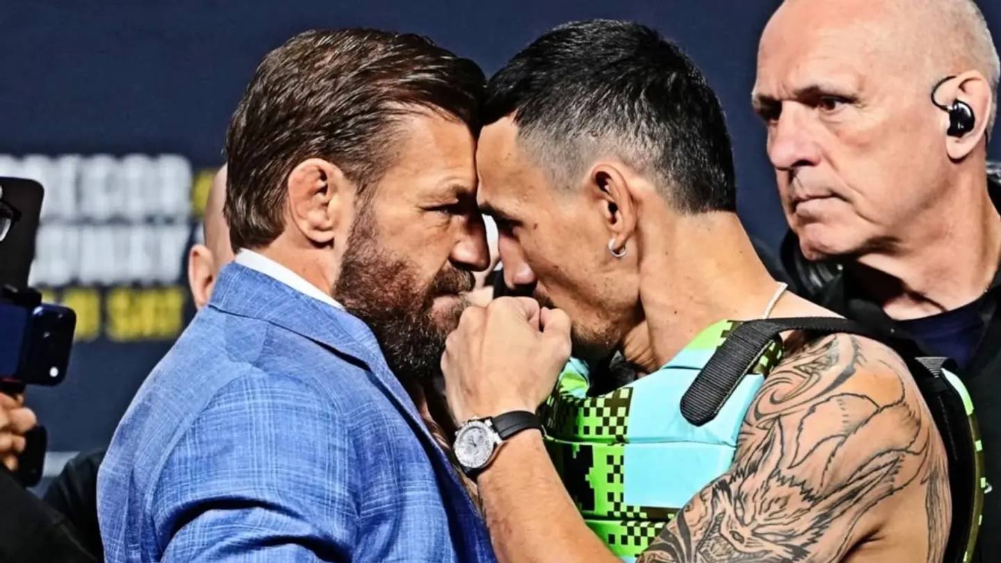 Conor McGregor vs. Max Holloway Final Face-Off Live Stream Before UFC Fight Tomorrow