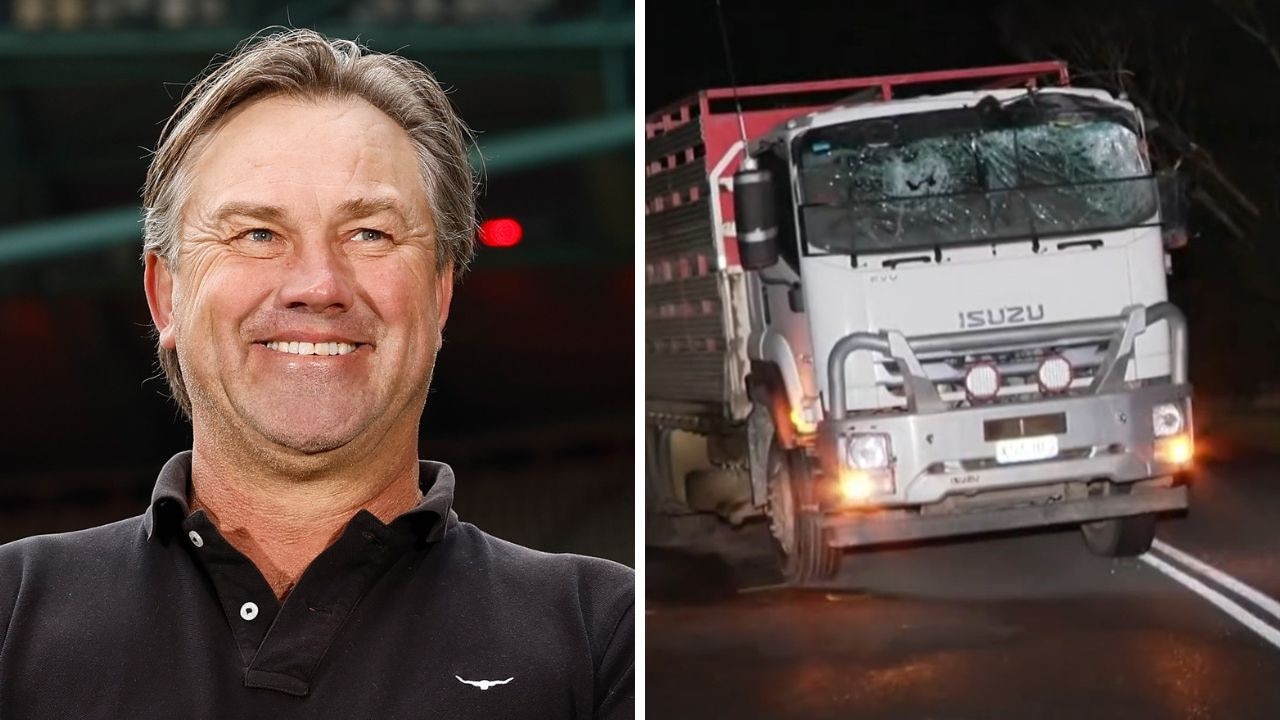 AFL legend Tony Modra leaves hospital after horror truck crash