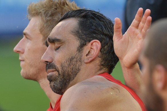 Adam Goodes is a two-time Brownlow medallist, two-time premiership player, and one of the finest players of the modern era.