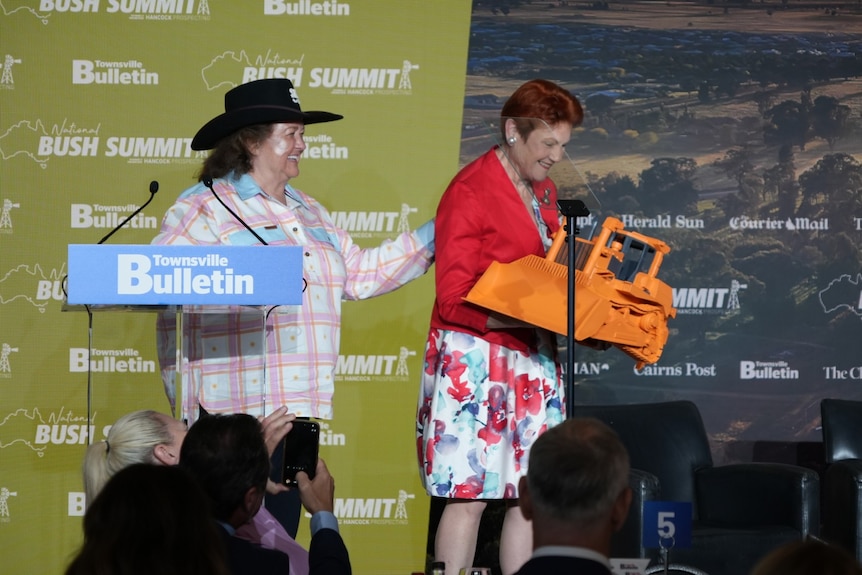Gina Rinehart and Pauline Hanson 2026-06-18