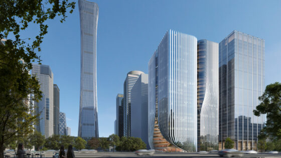 ZHA unveils first images of Beijing tower as start on site draws near