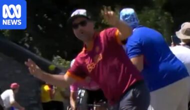 Tour de France 18th stage winner Richard Carapaz survives close call with spectator